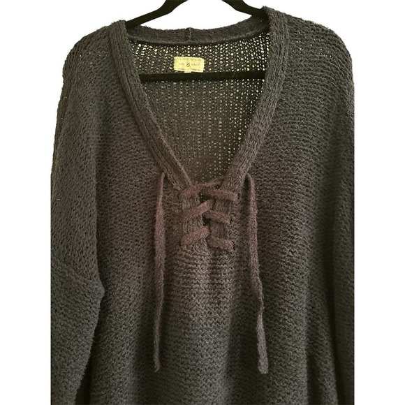 Lou and Grey Boxy Loose Weave Sweater - Picture 3 of 8